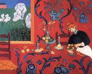 Henri Matisse Red Harmony oil painting